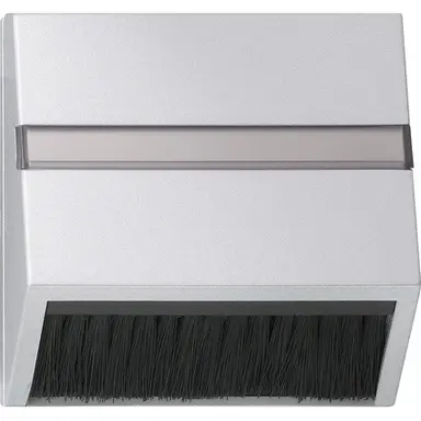 Gira 068226 afdekkap opsteekbaar 50x50mm zonder draagring Systeem 55 aluminium mat