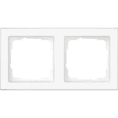 Gira 071222 afdekraam 2-voudig trans zwi