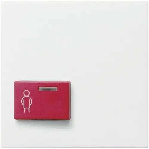 Gira 022927 afdekplaat verticaal oprdrkknop Systeem 55