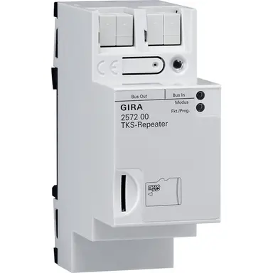Gira 257200 repeater deurcommunicatie dra