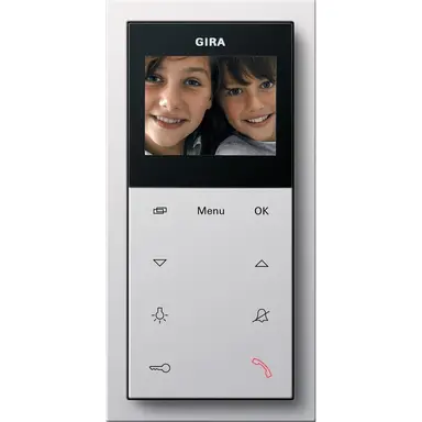 Gira 1239112 huisstation video opbouw Plus F100 wit glans