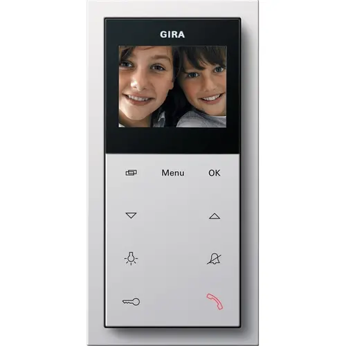 Gira 1239112 huisstation video opbouw Plus F100 wit glans