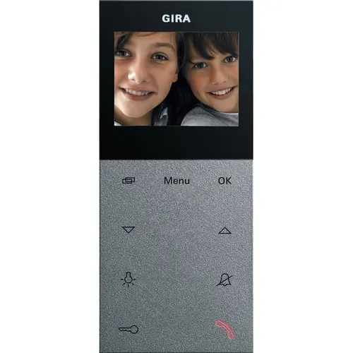 Gira 123926 huisstation video opbouw Plus Systeem 55 aluminium mat