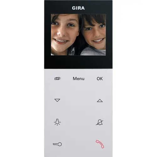 Gira 123927 huisstation video opbouw Plus Systeem 55 wit mat