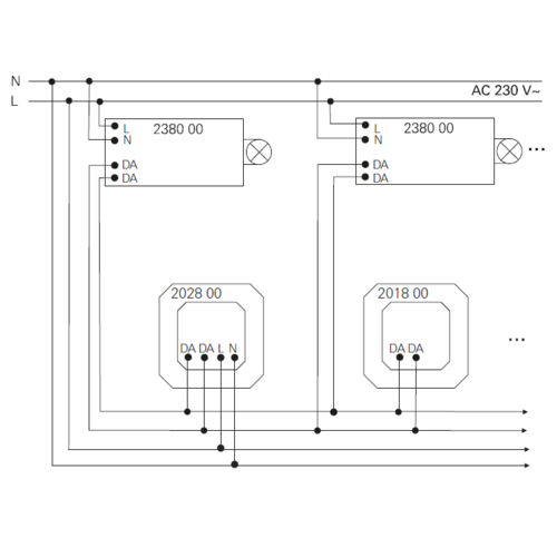 Gira 201800 DALI potentiometer