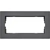 Gira 1002235 afdekraam 2-voudig zonder middenstijl E2 vlak antraciet mat