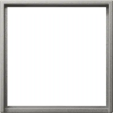 Gira 0282600 adapterraam met vierkante uitsparing 50x50 Systeem 55 edelstaal