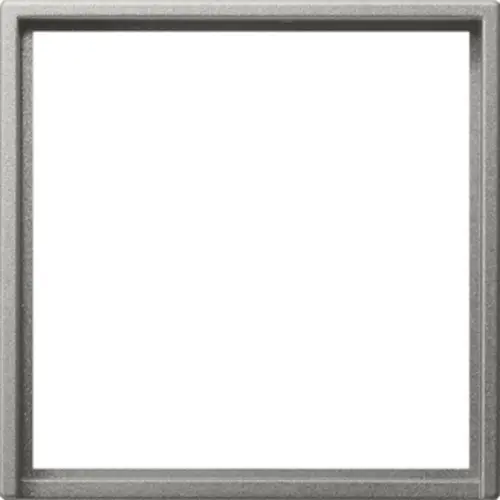 Gira 0282600 adapterraam met vierkante uitsparing 50x50 Systeem 55 edelstaal