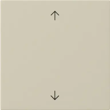 Gira 536101 Systeem 3000 jaloezie/tastdimmerknop met pijlen Systeem 55 creme glans