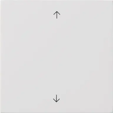Gira 5361112 Systeem 3000 jaloezie/tastdimmerknop met pijlen F100 wit glans
