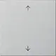 Gira 536126 Systeem 3000 jaloezie/tastdimmerknop met pijlen Systeem 55 aluminium mat