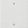 Gira 536127 Systeem 3000 jaloezie/tastdimmerknop met pijlen Systeem 55 wit mat