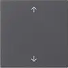 Gira 536128 Systeem 3000 jaloezie/tastdimmerknop met pijlen Systeem 55 antraciet mat