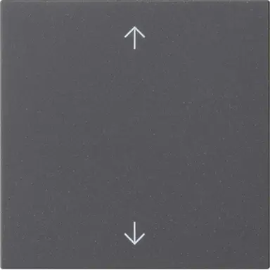 Gira 536128 Systeem 3000 jaloezie/tastdimmerknop met pijlen Systeem 55 antraciet mat