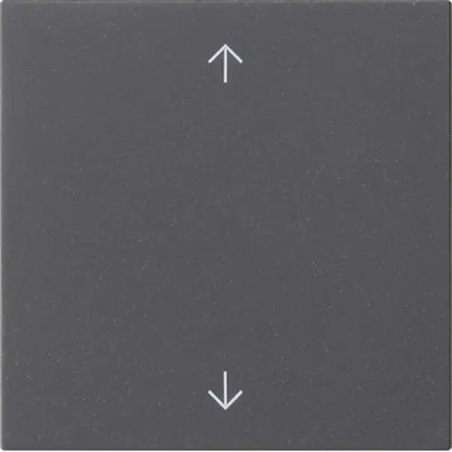 Gira 536128 Systeem 3000 jaloezie/tastdimmerknop met pijlen Systeem 55 antraciet mat