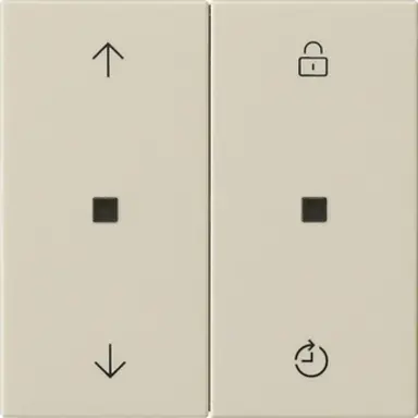 Gira 536301 Systeem 3000 Memory bedieningselement met pijlsymbolen Systeem 55 creme glans