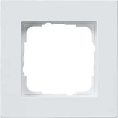 Gira 0211225 afdekraam 1-voudig E2 vlak wit mat
