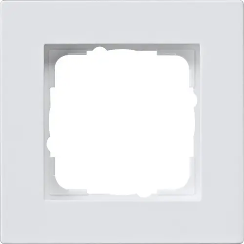 Gira 0211225 afdekraam 1-voudig E2 vlak wit mat