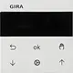 Gira 536603 jaloezie- en schakelklok knop met display Systeem 3000 Systeem 55 wit glans