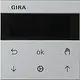 Gira 536626 Systeem 3000 jaloezie- en schakelklok knop met display Systeem 55 aluminium mat