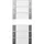 Gira 2136600 wppnst 6-voudig tekstkader Systeem 55 trnsp/edelstaal