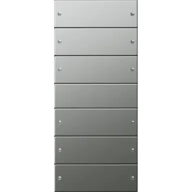 Gira 2136601 wppnst 6-voudig Systeem 55 edelstaal