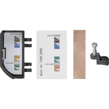 Gira 223500 roset kl/schroef/klapdeksel g1acc