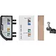 Gira 223500 roset kl/schroef/klapdeksel g1acc