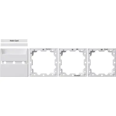 Gira 810603 afdekking hotlcrddrkcont Systeem 55 wit