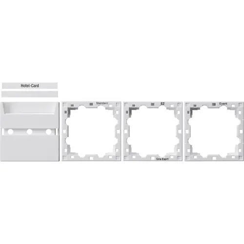 Gira 810603 afdekking hotlcrddrkcont Systeem 55 wit
