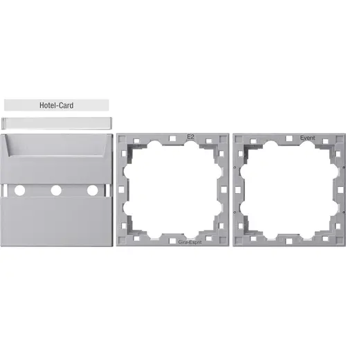 Gira 810626 afdekking hotlcrddrkcont Systeem 55 aluminium