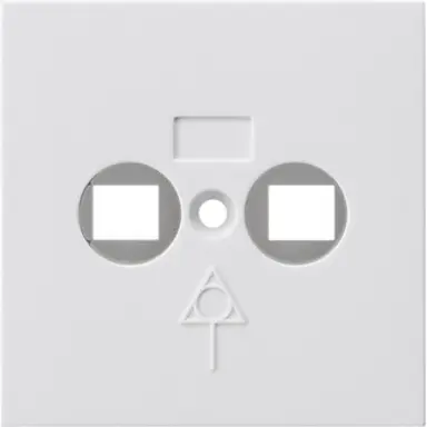 Gira 810903 afdekking potentvereffds 55wit