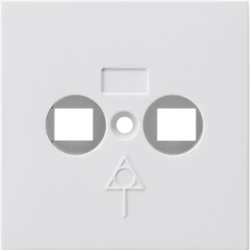 Gira 810903 afdekking potentvereffds 55wit