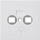 Gira 810903 afdekking potentvereffds 55wit