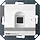 Gira 261727 keyless fingerprint Systeem 55 wtmat