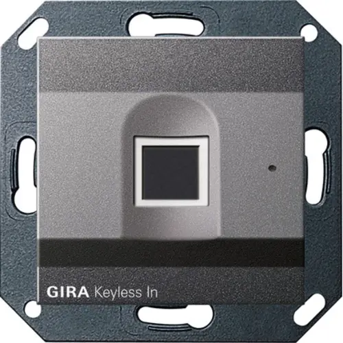Gira 261728 keyless fingerprint Systeem 55 antraciet
