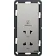 Gira 2820600 scheerwandcontactdoos 115 - 230 V edelstaal