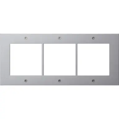 Gira 850365 dsgnafdekraam 3 drst TX44 aluminium