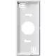 Gira 850503 montageplaat huisst ob gng 55wit