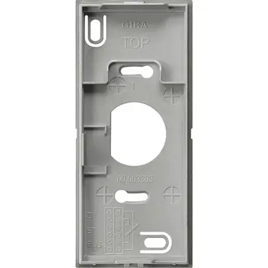 Gira 851026 montageplaat huisstvid ob 55aluminium