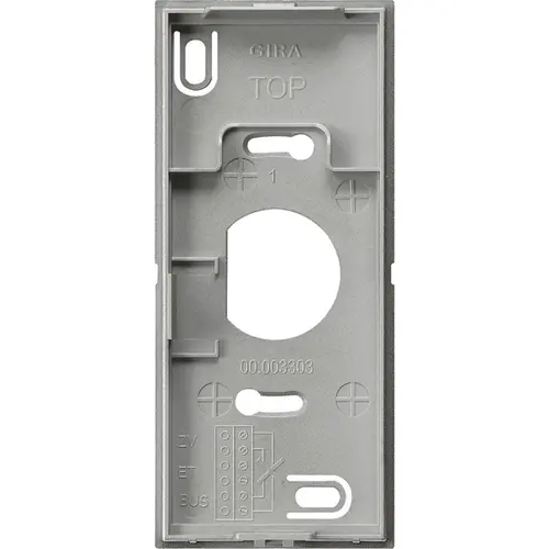 Gira 851026 montageplaat huisstvid ob 55aluminium