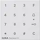 Gira 851303 op.st. codeklavier Systeem 55 wit