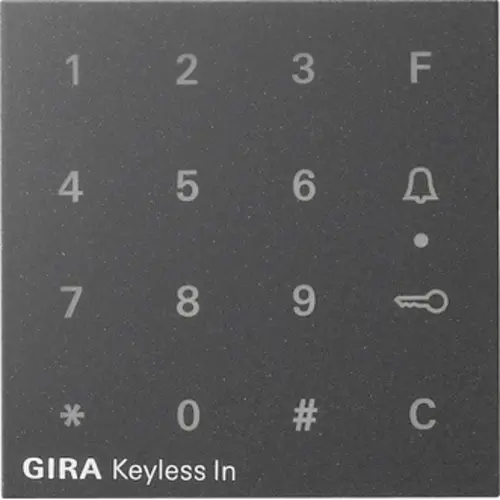 Gira 851328 opst codeklavier Systeem 55 antraciet
