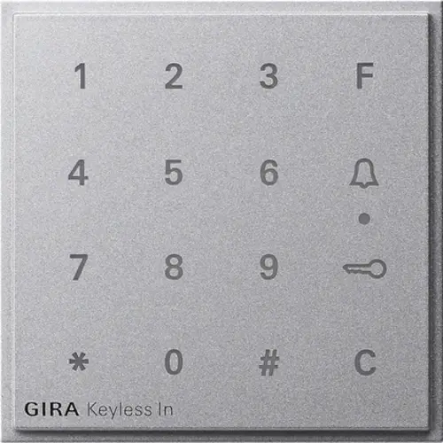 Gira 851365 opst codeklavier tx44 aluminium