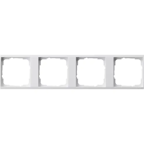 Gira 1464723 draagplaat 4-voudig event clear wit