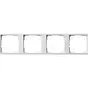 Gira 1464723 draagplaat 4-voudig event clear wit