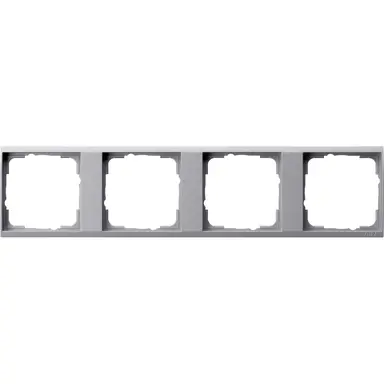 Gira 1464726 draagplaat 4-voudig event aluminium