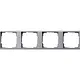 Gira 1464726 draagplaat 4-voudig event aluminium