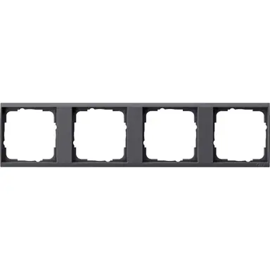 Gira 1464728 draagplaat 4-voudig event clear antraciet