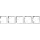 Gira 1465723 draagplaat 5-voudig event clear wit